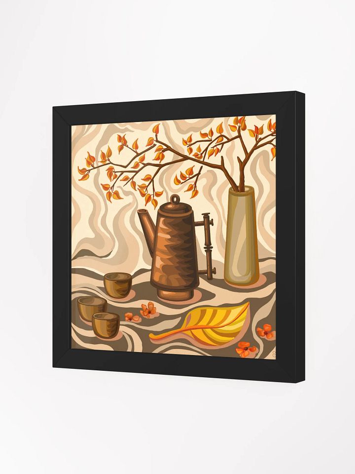 Autumnal Elegance Framed Poster - Coffee Shop No. 3 product image (17)