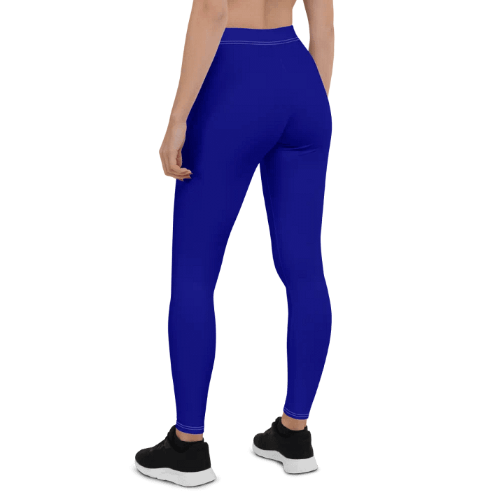 Plain Color Navy Blue Leggings product image (2)