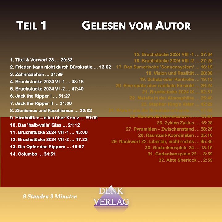 Gedankenspiele 23 - Hörbuch - Teil 1 product image (2)