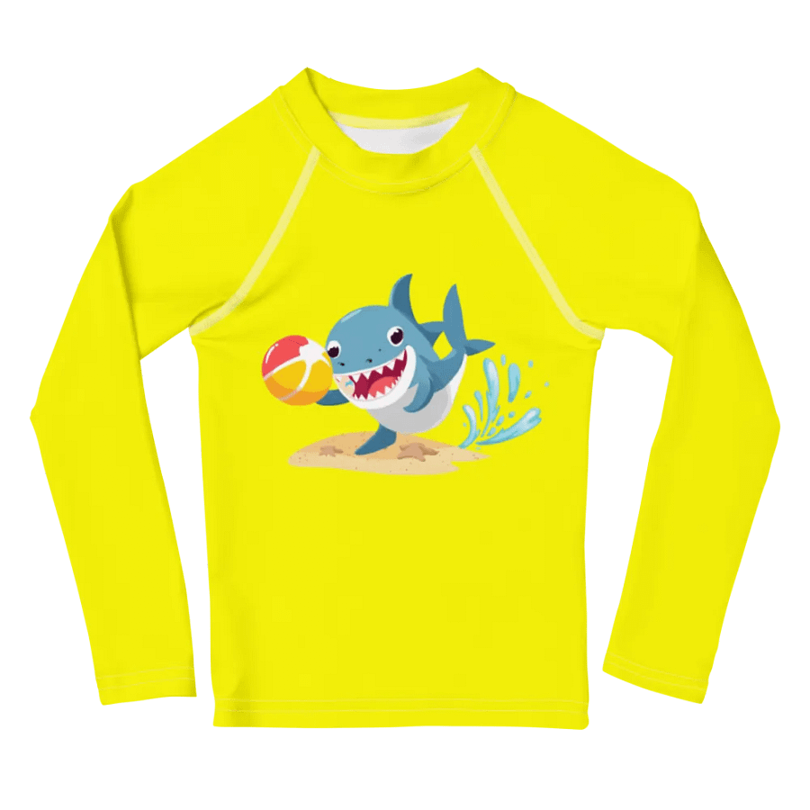 Playful Shark Kids Rash Guard product image (3)