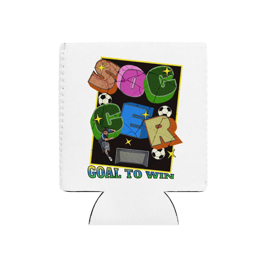 Goal To Win Soccer Dynamic Vibes Can Cooler product image (1)