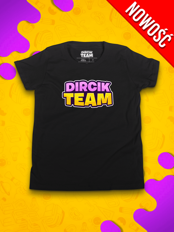 KOSZULKA DIRCIK TEAM 2.0- CZARNA product image (1)