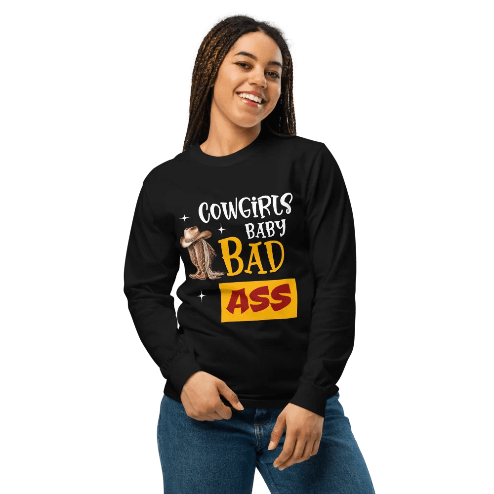 Vintage Badass Cowgirls Apparel Long Sleeve Shirt product image (2)