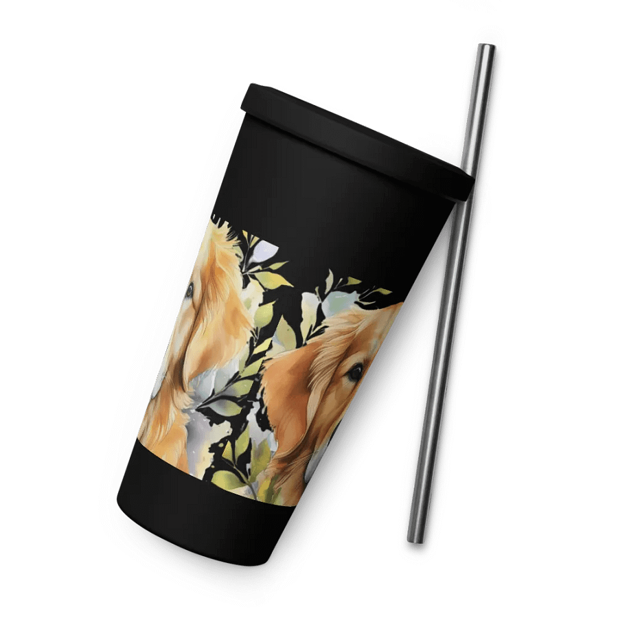 Golden Retriever - Insulated Tumbler with a Straw product image (8)