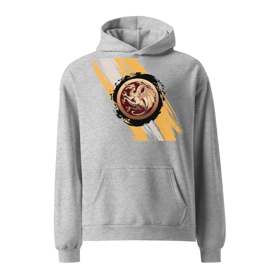 premium oversized team whte hoodie product image (2)