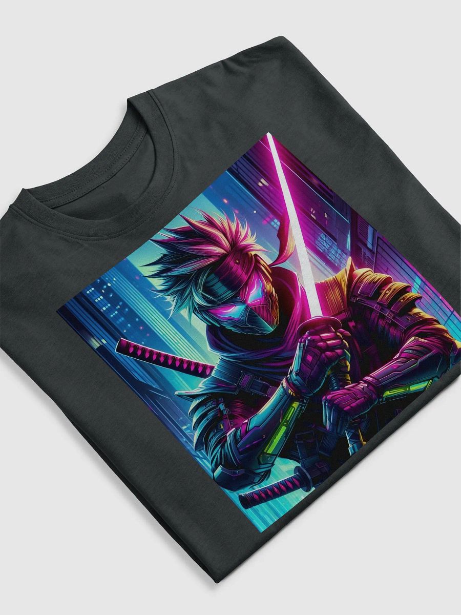 Neon Cyber Ninja Premium Heavyweight Tee product image (5)