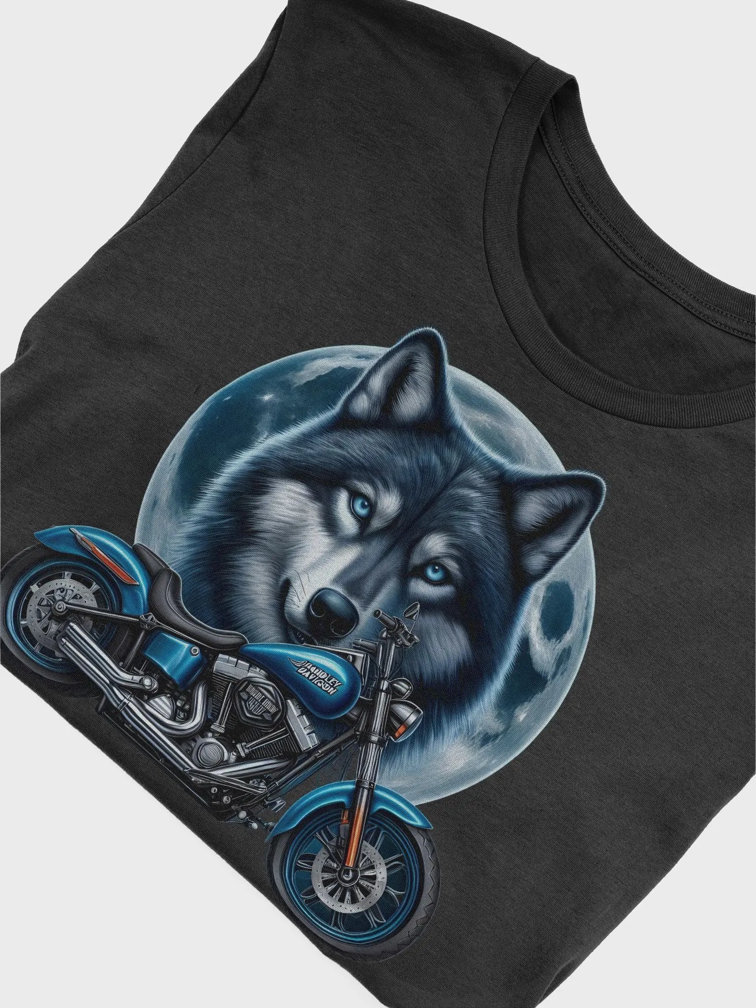 Motorcycle and Wolf - Unisex T-Shirt #6 product image (5)