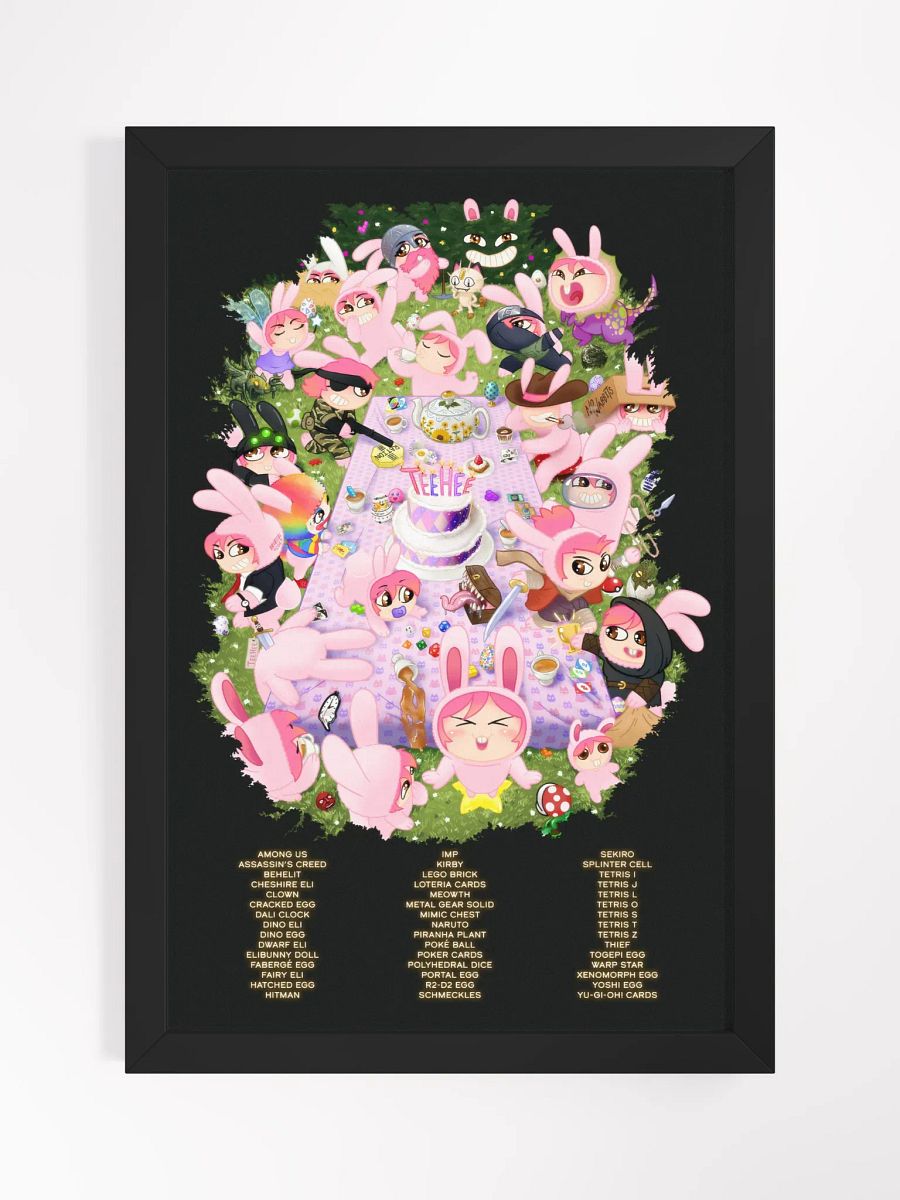 Neko "TeeHee" Party Print product image (3)