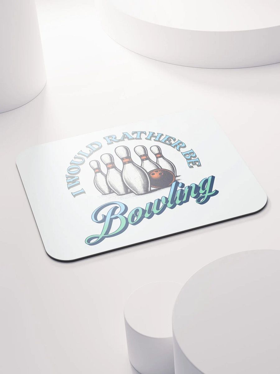 I Would Rather Be Bowling Strike Zone Mouse Pad product image (4)