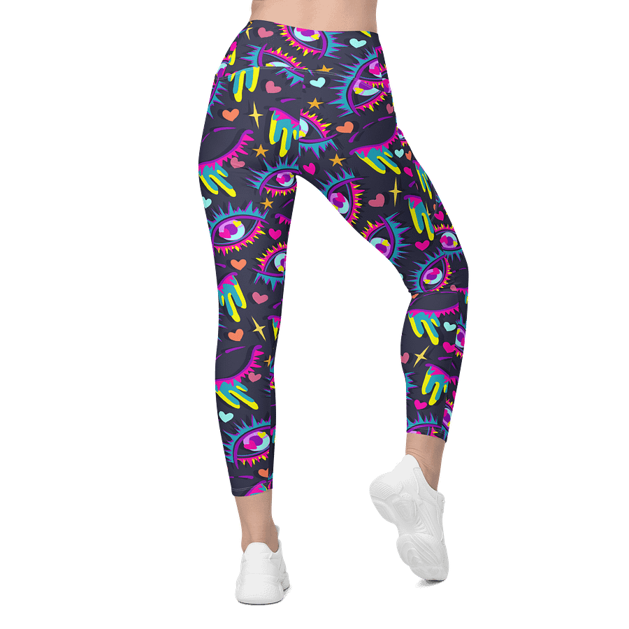 *ALL* Sizes Teal Eye Leggings W/ POCKETS 2.0 product image (2)