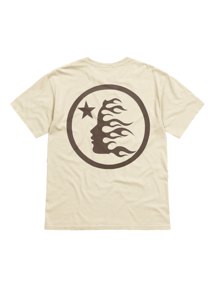 Hellstar Classic T-shirt (Regular Print) White/Brown product image (2)
