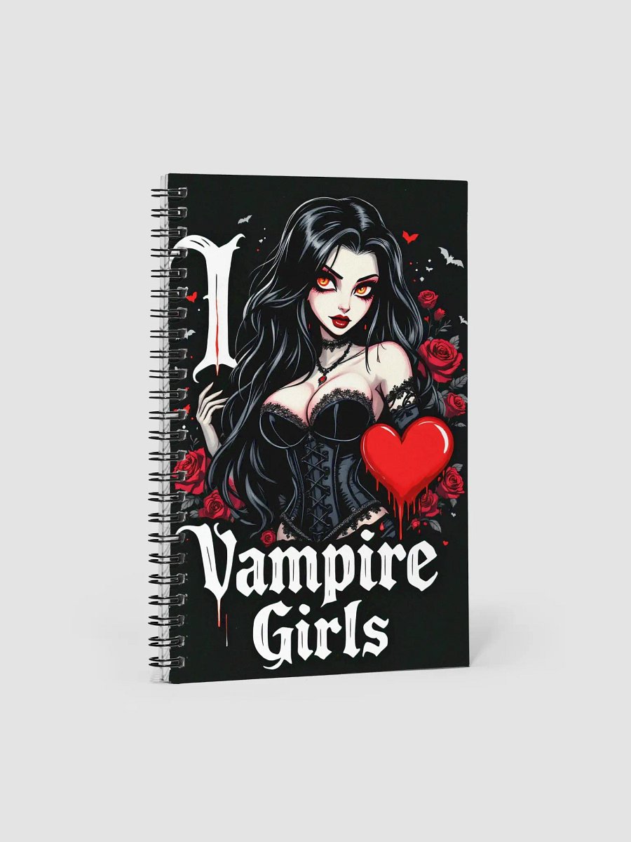 I ❤️ Vampire Girls Spiral Notebook product image (1)