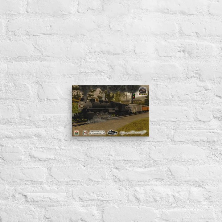 STEAM PASSENGER TRAIN CANVAS PRINT product image (13)