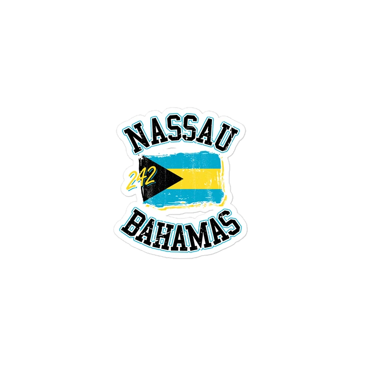 Nassau Bahamas Magnet : Bahamas Flag 242 product image (2)
