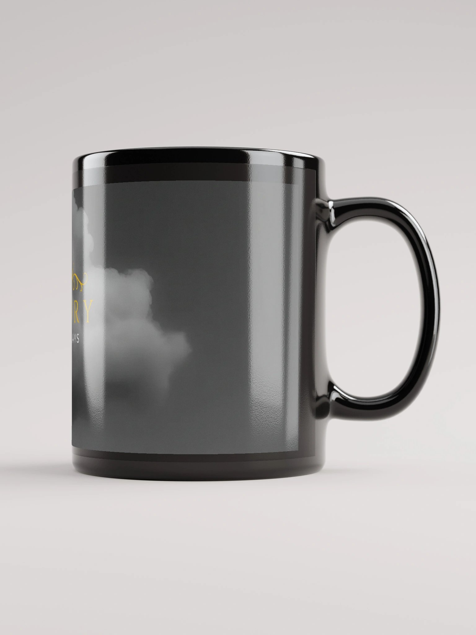 Regal Clouds Black Glossy Mug product image (1)