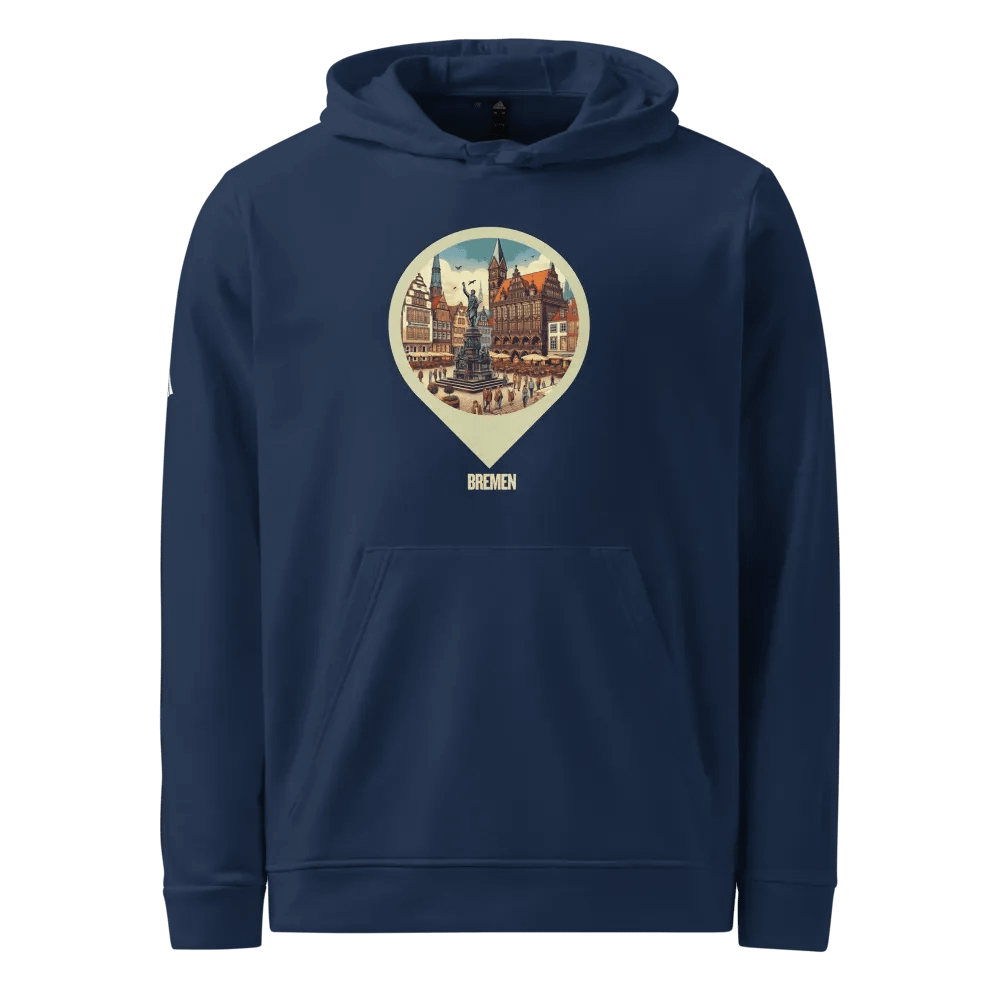 Town Square Reverie Hoodie |Ai Design Bremen city product image (1)