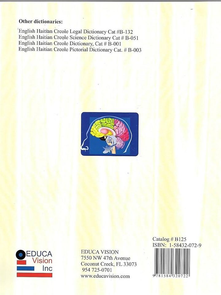 English Haitian Creole Medical Dictionary (Creole Edition) product image (2)