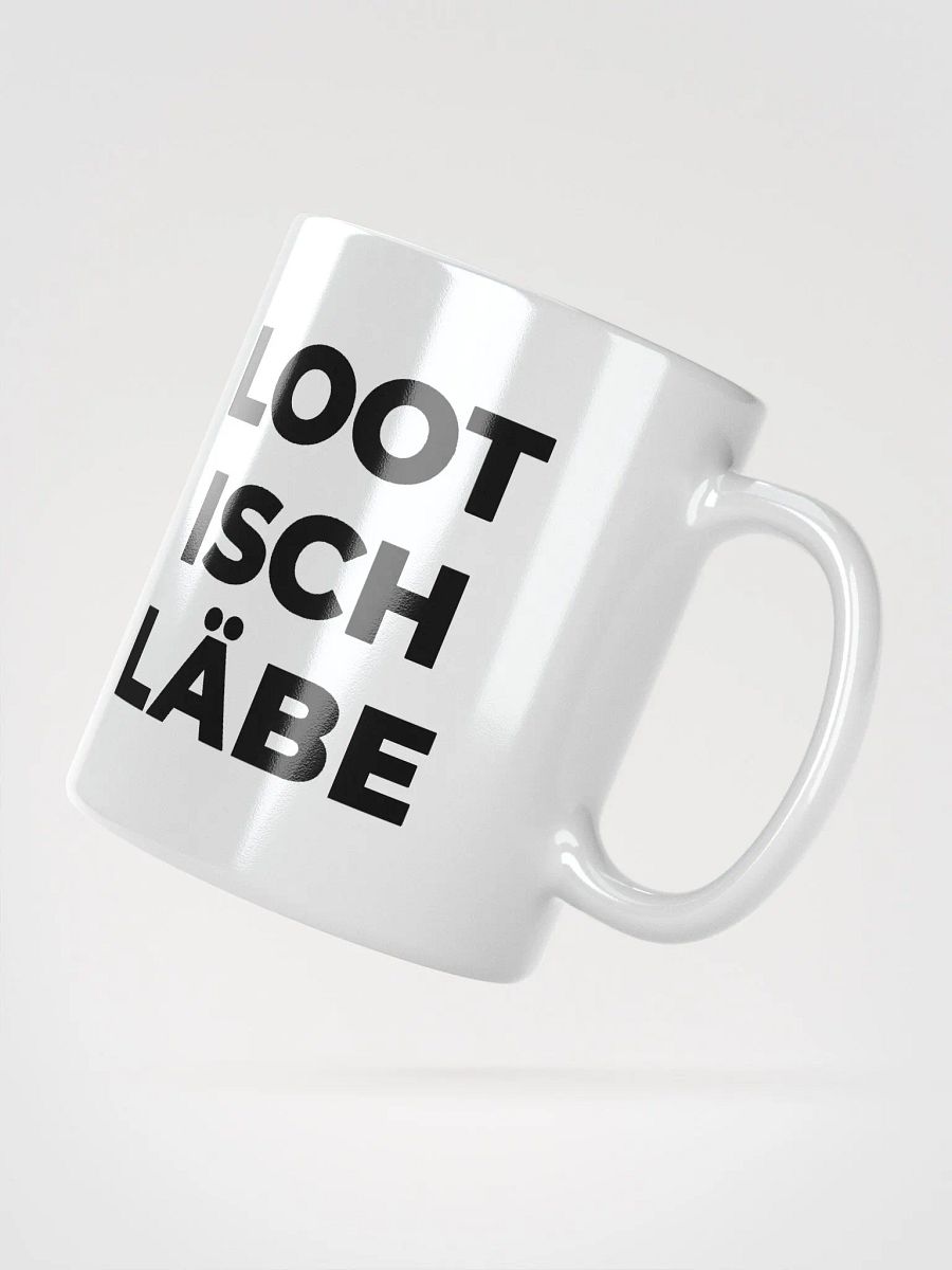 White Mug: Loot isch Läbe product image (3)