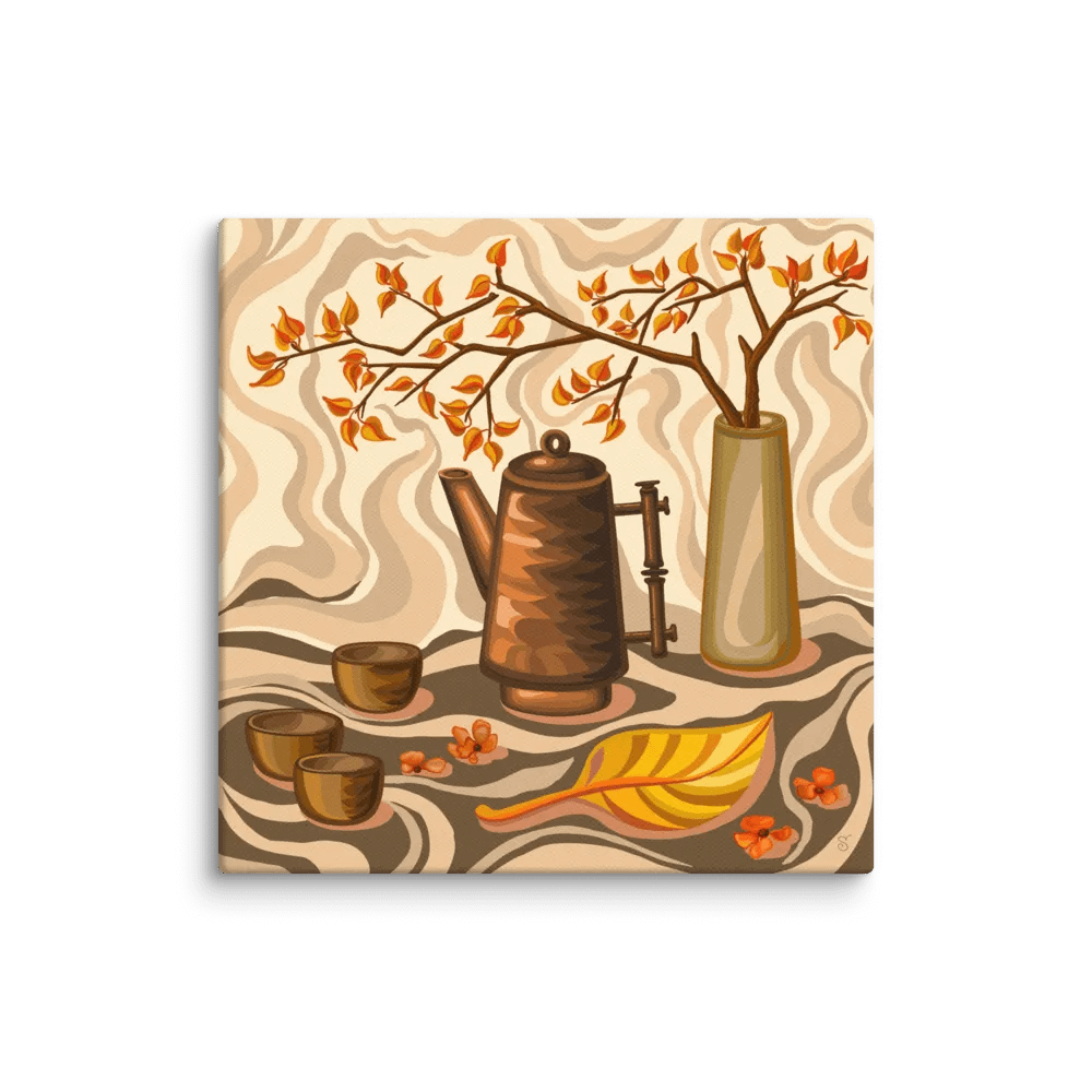 Autumn Harmony Canvas Art - Coffee Shop No. 3 product image (1)