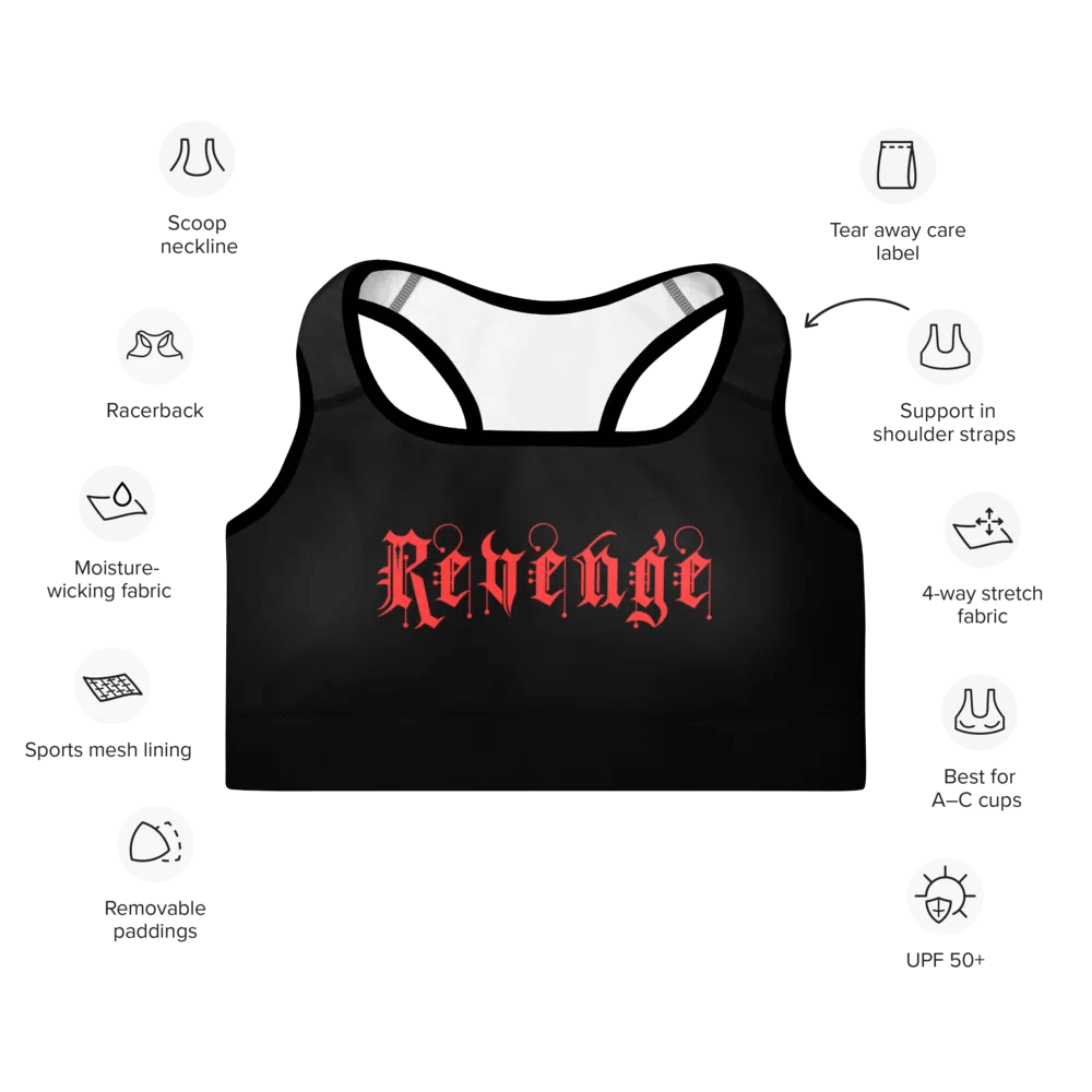 Revenge Gym Sports Bra product image (2)