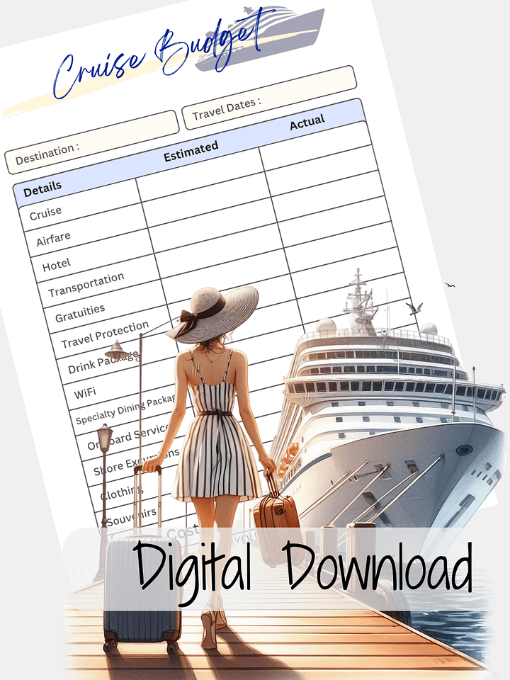 Cruise Budget Planner – Stay on Track & Sail Stress-Free! 💰 product image (1)