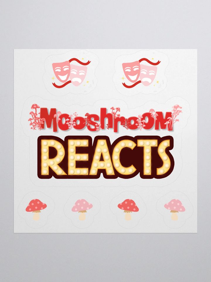 Mooshroom Reacts Sticker Sheet product image (1)