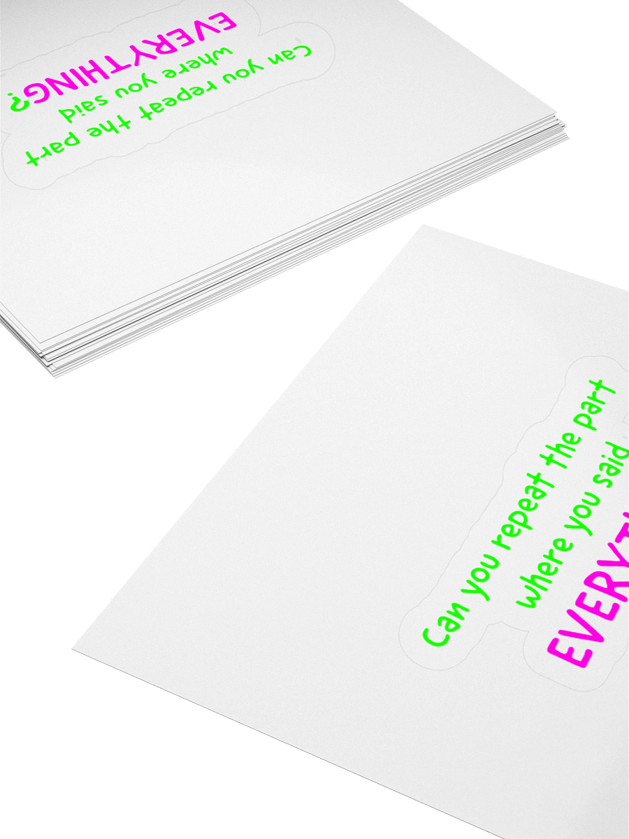 Repeat Everything Stickers product image (16)