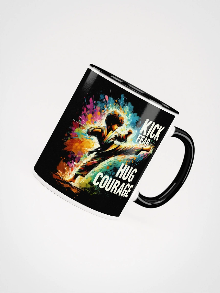 Kick Fear, Hug Courage Martial Arts Mug product image (4)
