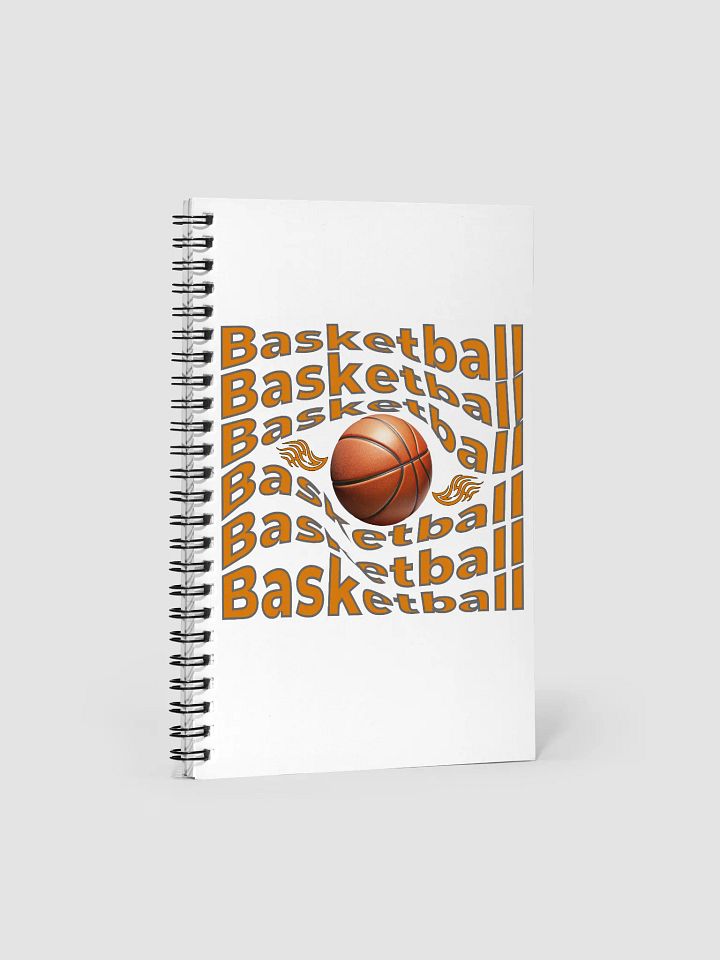 Swirl Basketball Spiral Notebook product image (1)
