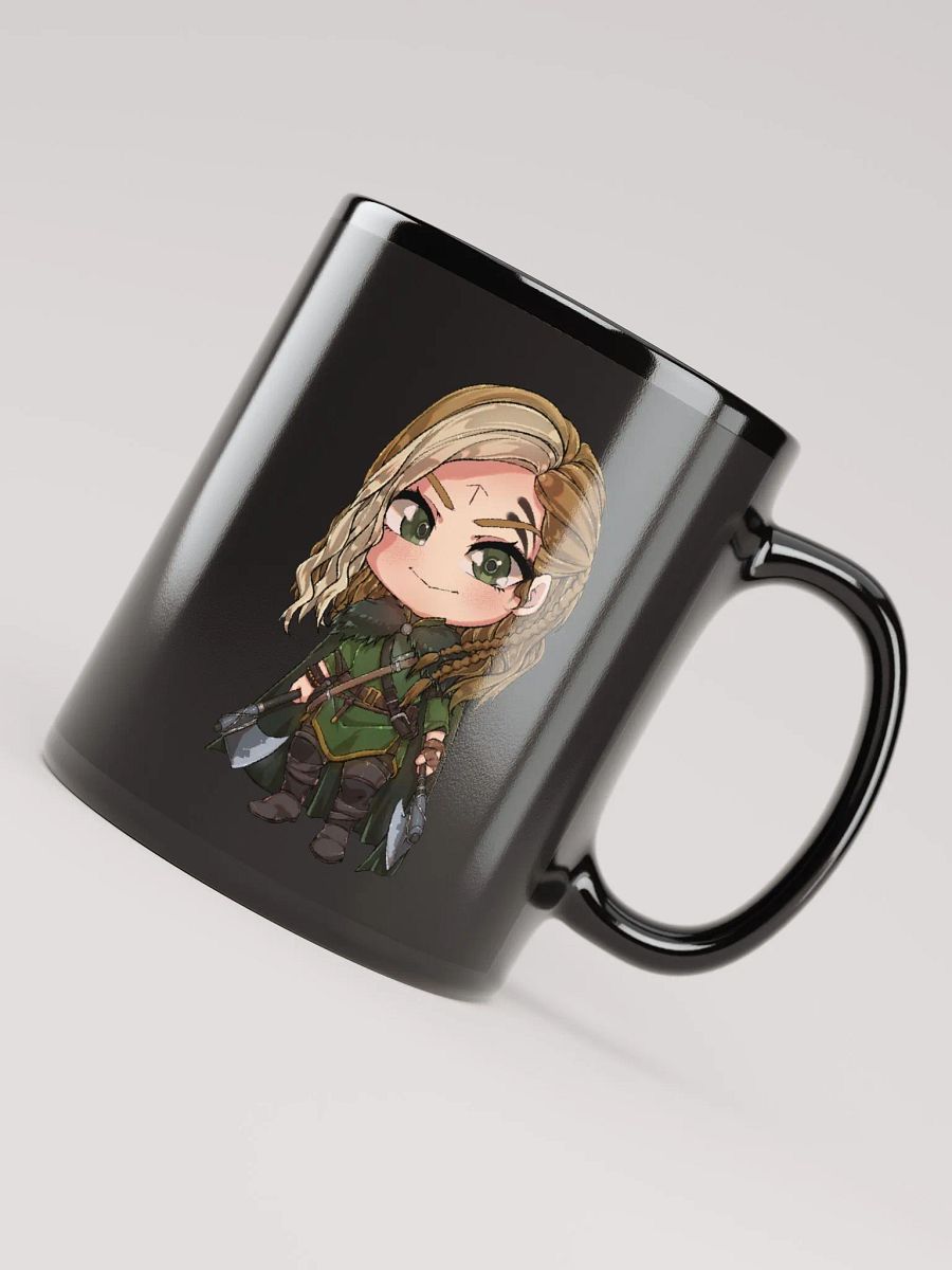 Queen Alpha Jen Character Black Glossy Mug product image (8)