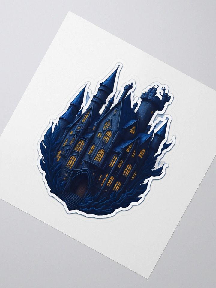 Ethereal Blue Castle Sticker product image (5)