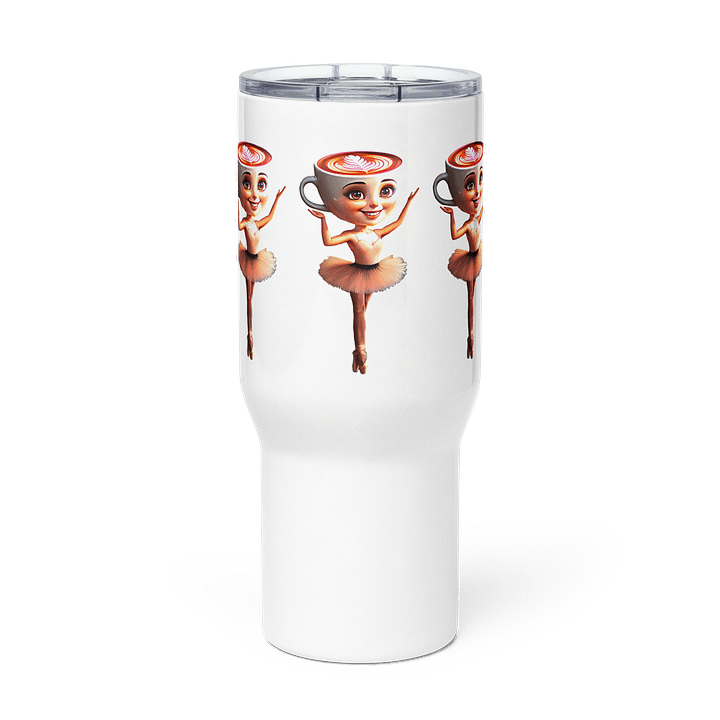 Ballerina Cappucina – Elegant Coffee Dancer Art Travel Mug product image (3)