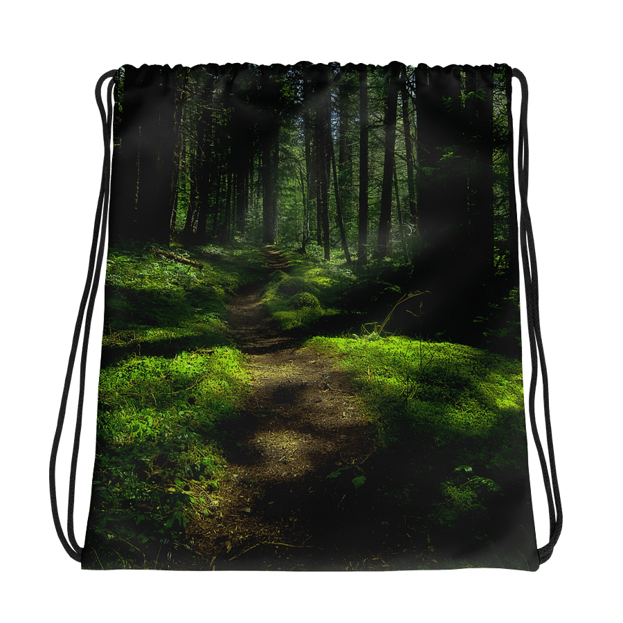 Lower Dungeness Trail Timber sun lighting Drawstring Backpack product image (1)