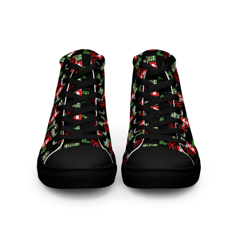 ZombfectedGaming 349 Women's High Top Shoes product image (3)
