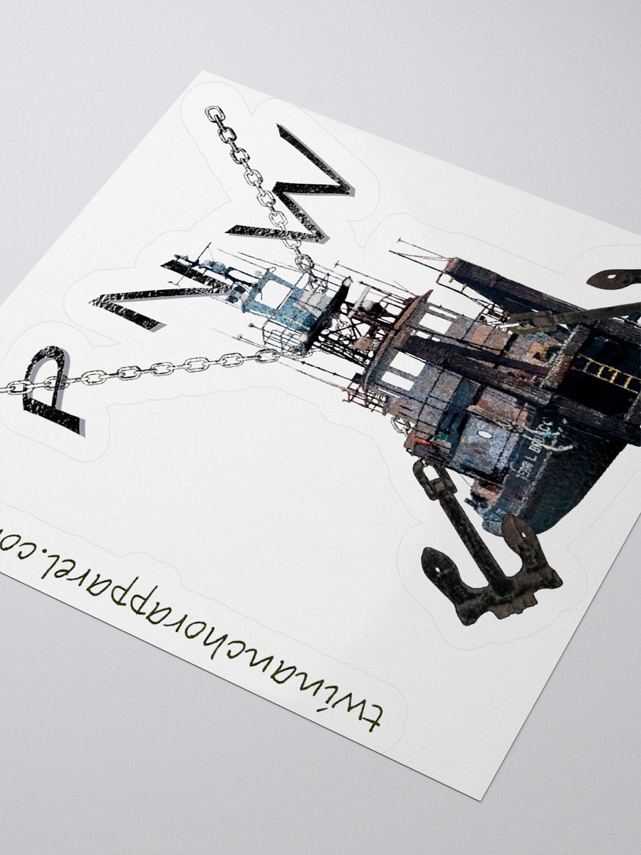 X Ancher Chain PNW - Terri L. Brusco Kiss Cut Stickers product image (3)