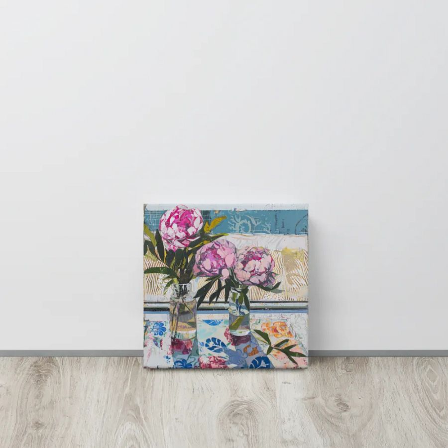 Art2401-41 Vase Flowers Still Life - Canvas Print - sm product image (11)
