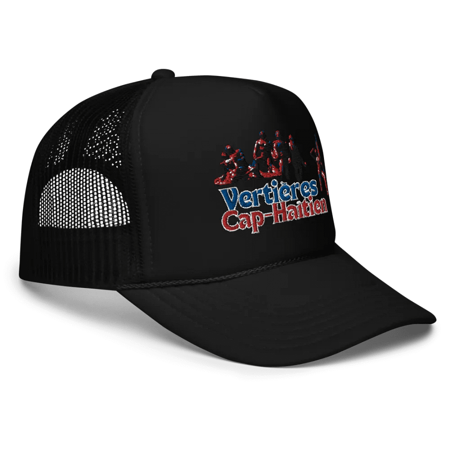 Vertières Cap-Haïtien Foam Trucker Hat product image (10)