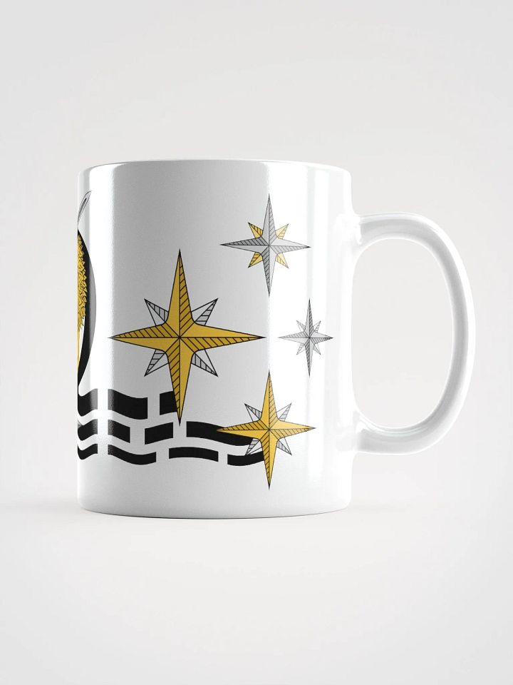 White Glossy Mug, Lion product image (1)