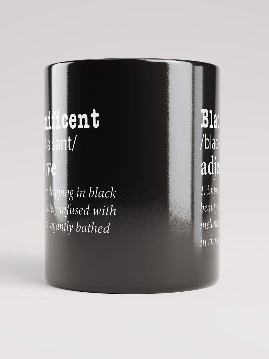 Blacknificent Black Glossy Mug product image (5)