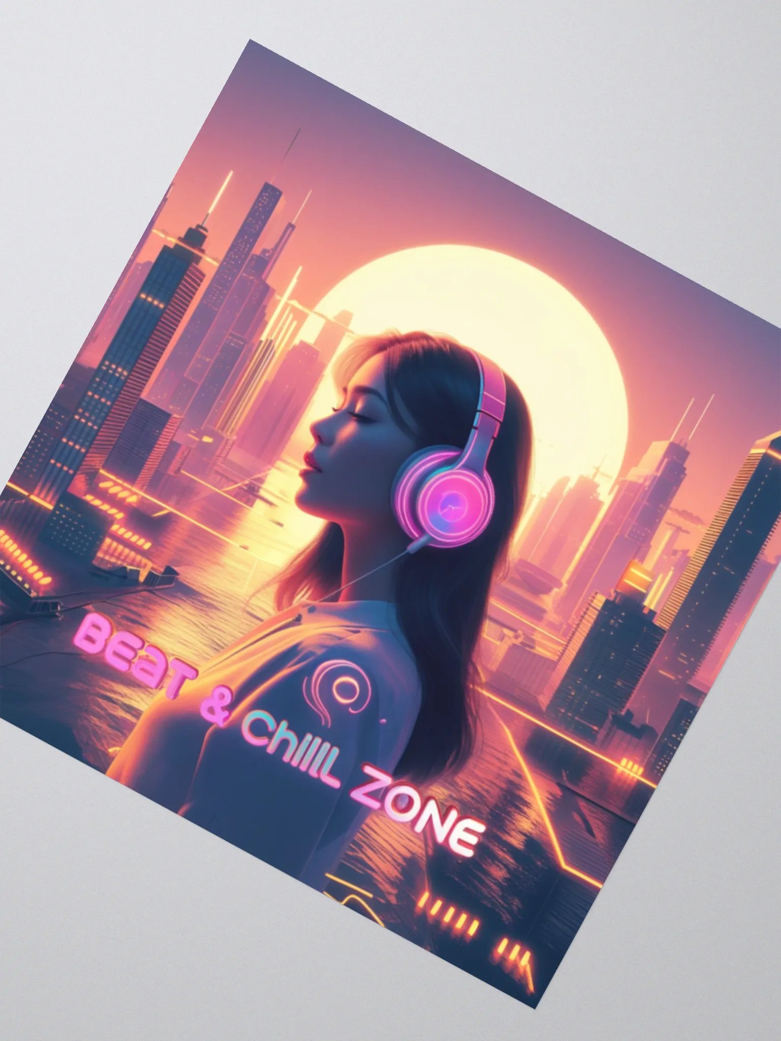 Futuristic Beat & Chill Sticker Set product image (7)