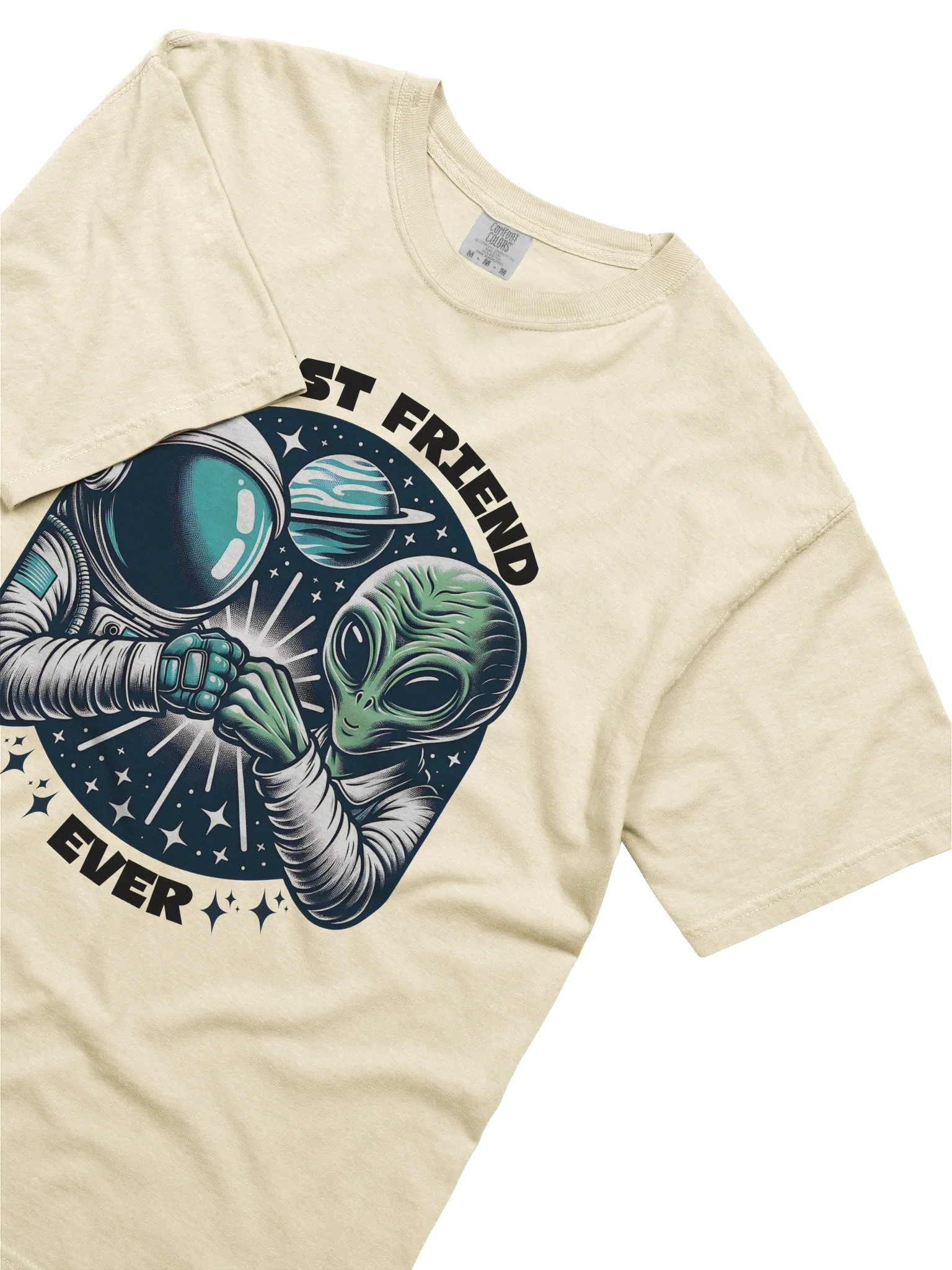 Vintage Best Friend Ever Relaxed Fit Unisex T-Shirt product image (2)