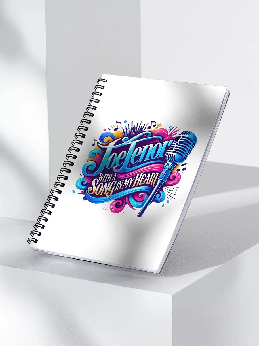 JoeTenor With A Song In My Heart Spiral Notebook product image (3)