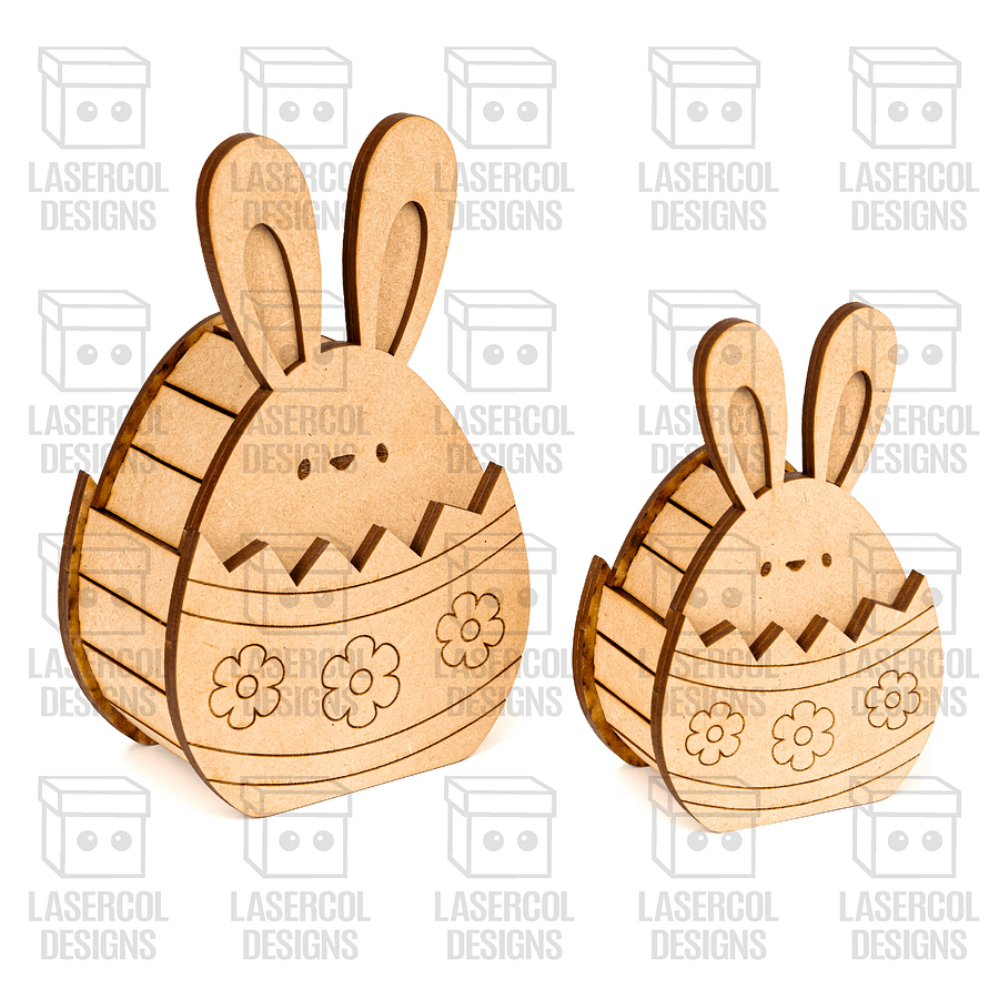 Easter Bunny Egg Box (2 Sizes, 4 Styles) - Laser Cut Files product image (5)
