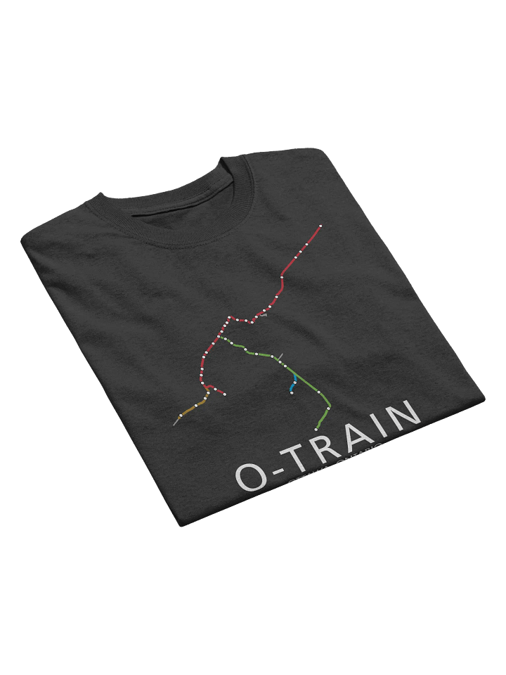 The Rail Fans Canada Map T-Shirt - O-Train product image (2)