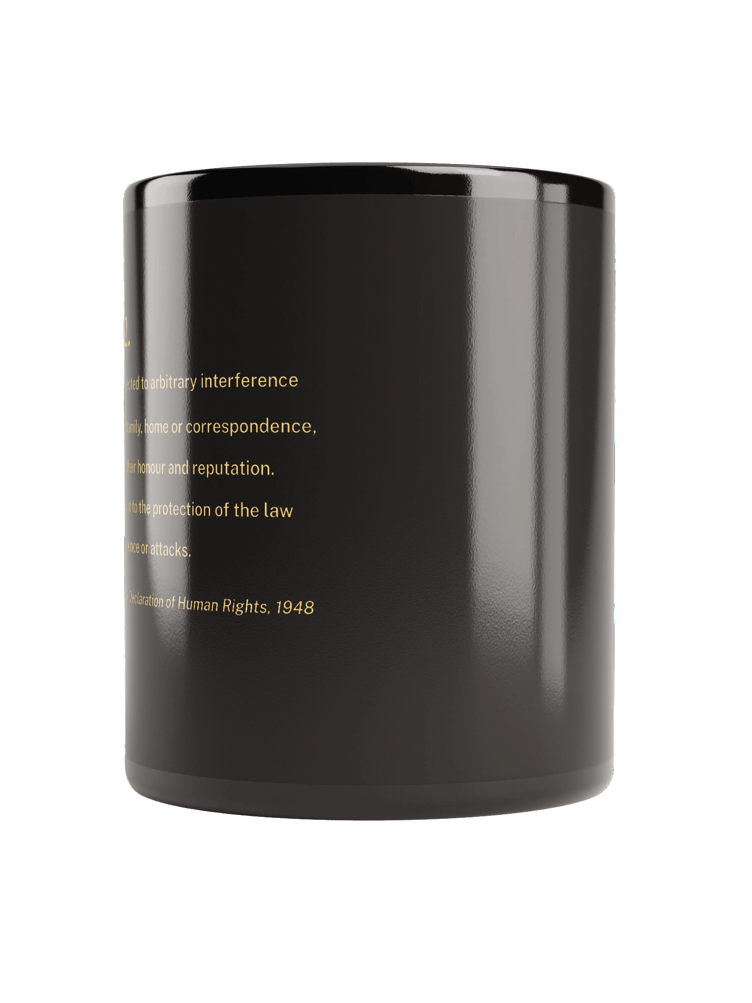 Article 12 - Mug (Black) product image (6)