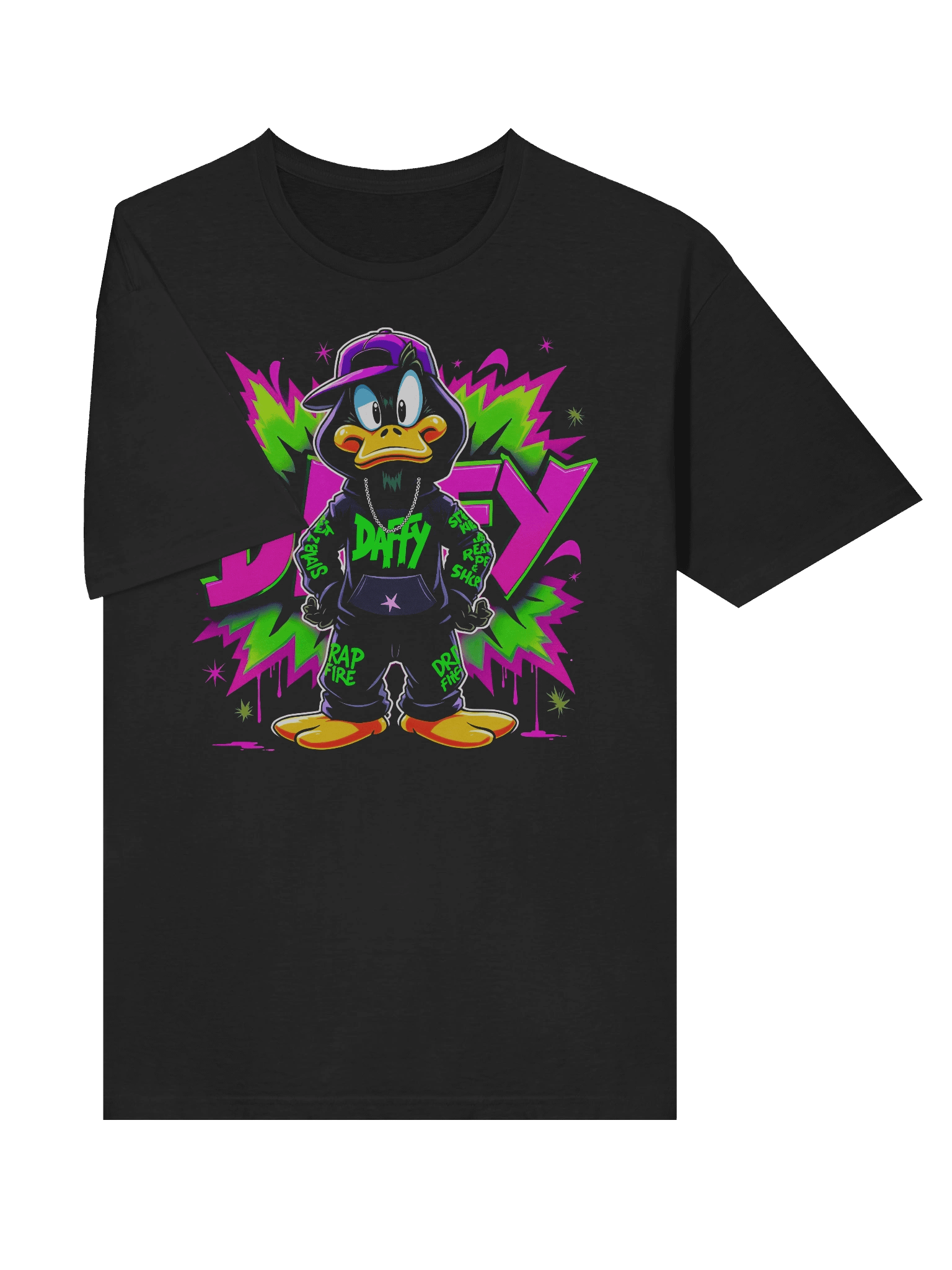 Neon Daffy Duck Streetwear T-Shirt product image (5)