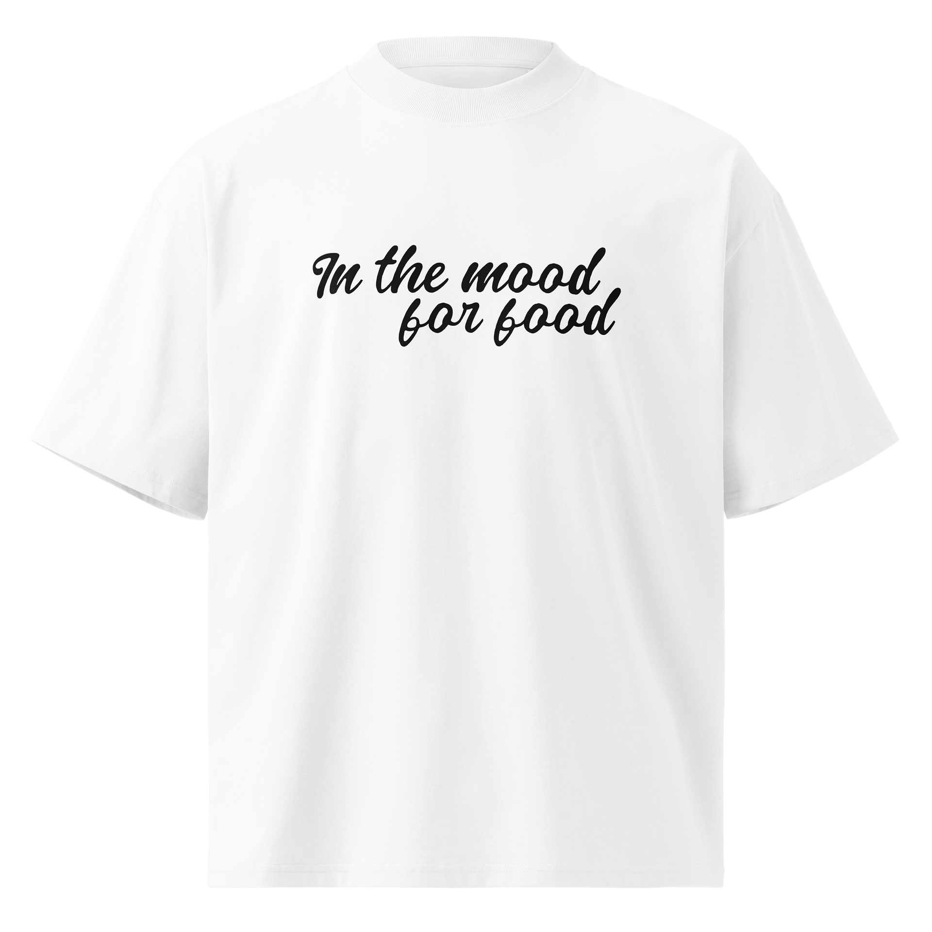 In The Mood For Food | Organic Oversized Tee – Black Pepper product image (1)