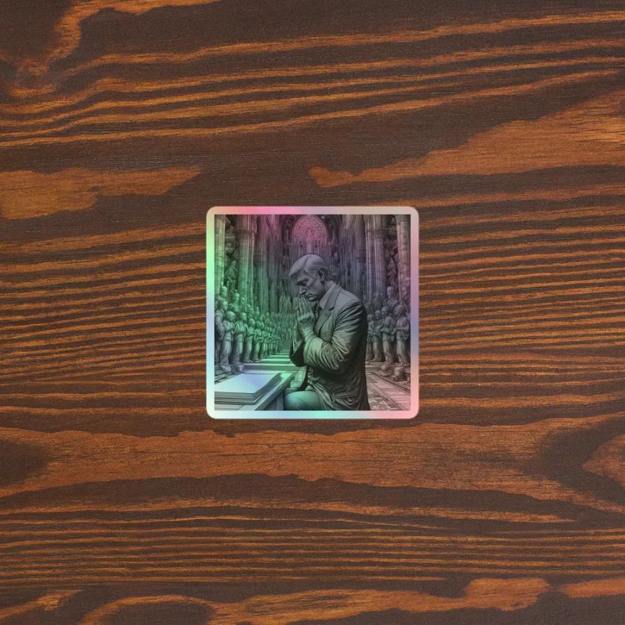 Prayers of Donald Holographic Sticker product image (5)