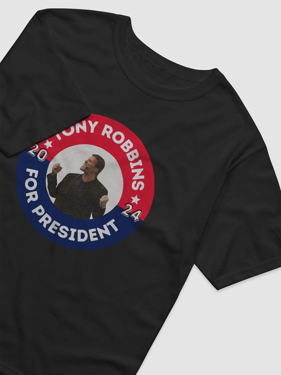 Tony Robbins for President 2024 Campaign Button Champion Relaxed-fit T-Shirt product image (4)