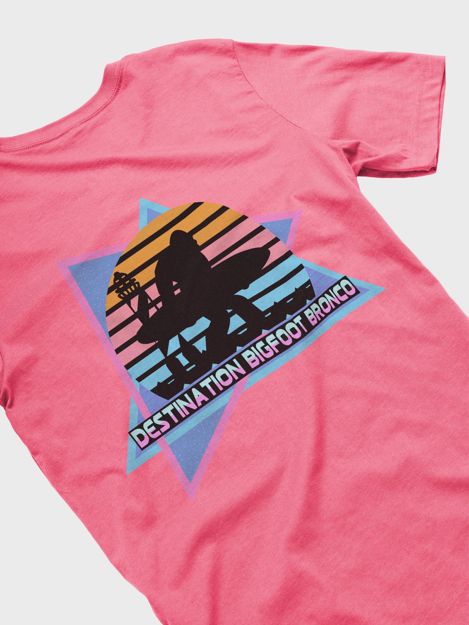 Destination Bigfoot Bronco Retro-Inspired T-Shirt (Pink) product image (4)